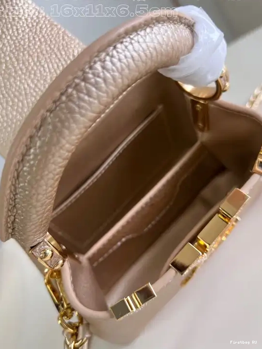 First bags ru VUITTON nano-16*11*6.5CM CAPUCINES LOUIS 0519